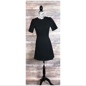 H&M Black Mini Dress, Size 2
